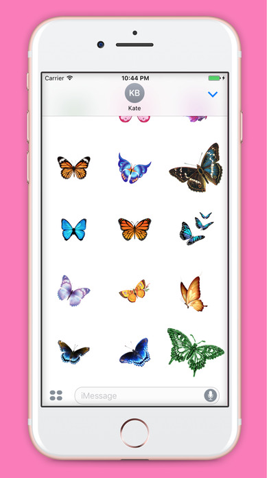 Butterfly Stickers HD screenshot 2