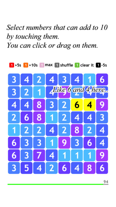 Add to 10: Number puzzle game of math screenshot 3