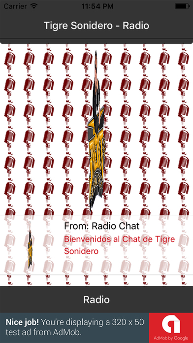 Tigre Sonidero Radio Chat screenshot 3
