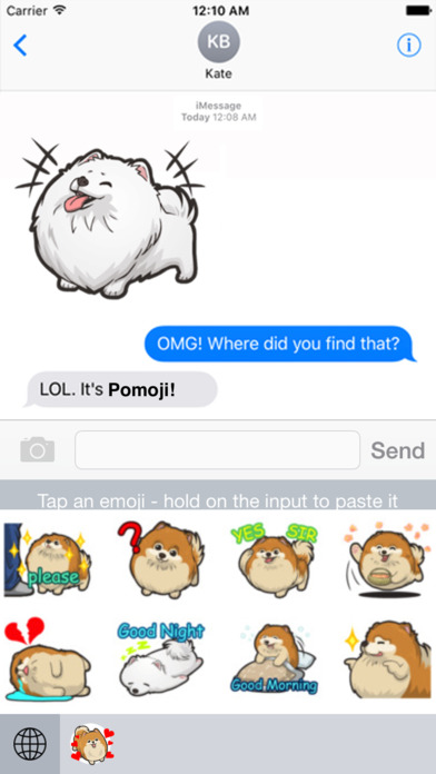 Pomoji - Pomeranian Emoji & Stickers screenshot 2