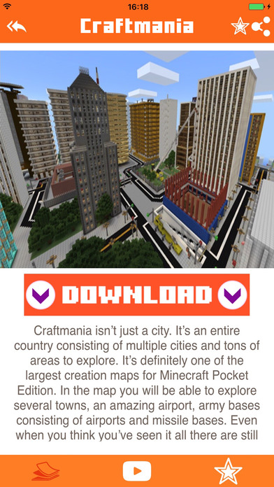 Epic City Maps for Minecraft PE Pocket Edition screenshot 2