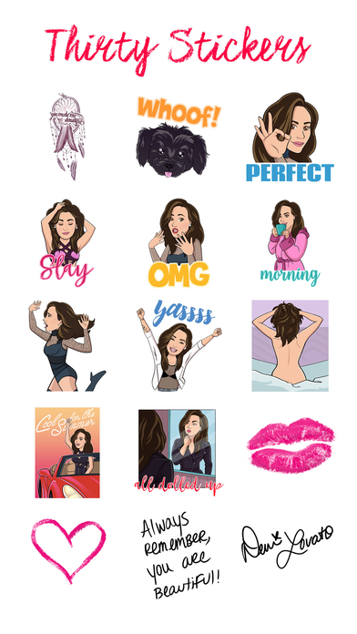 Stickers by Demi Lovato screenshot 2