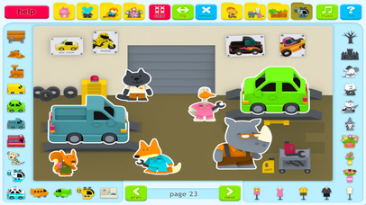 Sticker Book 3 Lite: Animal Town screenshot 4