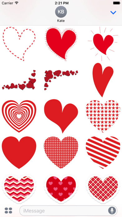 Love Stickers #2 for iMessage screenshot 3