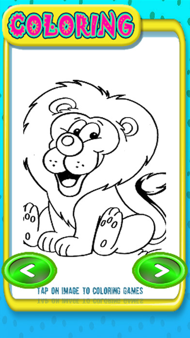 Lion And Mouse Coloring Book Game Edition screenshot 3