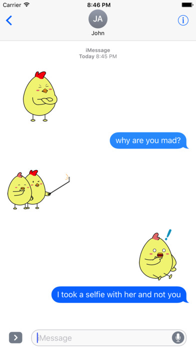 Chicken or Egg Animated Stickers screenshot 3