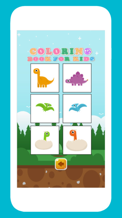 T Rex Dinosaur Coloring Book free game for kids screenshot 4