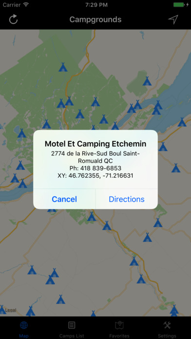 Quebec – Campgrounds RV Parks screenshot 2