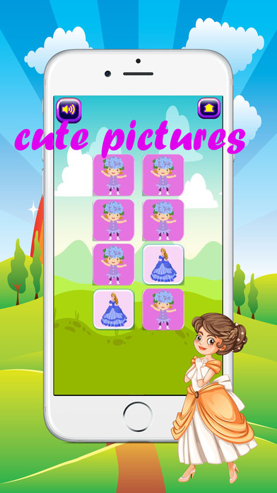 princess matching games for kids screenshot 2