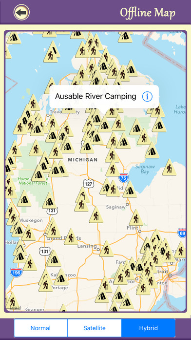 Michigan Campgrounds & Hiking Trails,State Parks screenshot 2