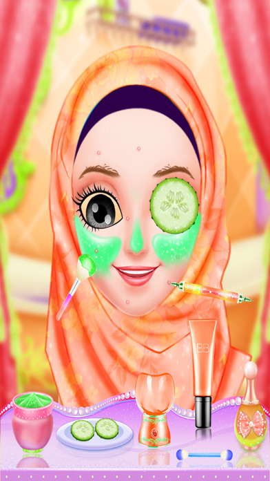 hijab makeover - hijab fashion salon screenshot 2