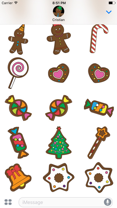 Gingerbreads with friends - stickers for iMessage screenshot 4