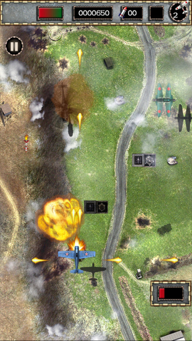 模拟游戏-超级飞机探险之路山谷对决作战 screenshot 2