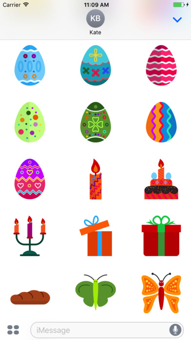 Easter iMessage Sticker Pack screenshot 2