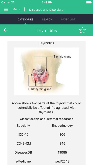Diseases and Disorders Guide screenshot 3