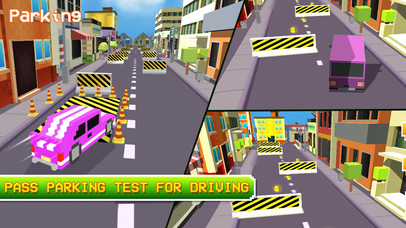 Blocky Road Racing Sim HD : Extreme Driving screenshot 4