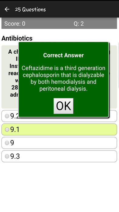 Injection Drug Dosages Quiz screenshot 3