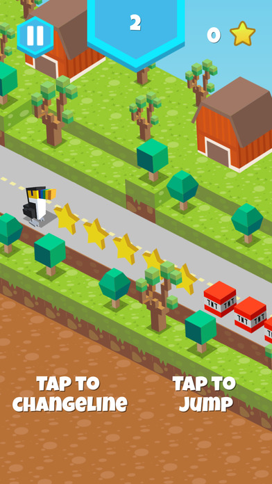 blocky endless risky road running arcade hopper screenshot 4
