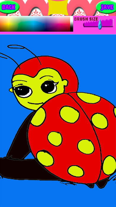Ladybug Coloring Book Games Version screenshot 2