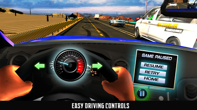 VR Highway Racing in Car Driver screenshot 2