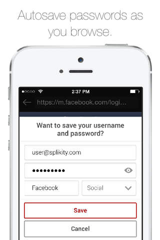 Splikity | Password Solution screenshot 2