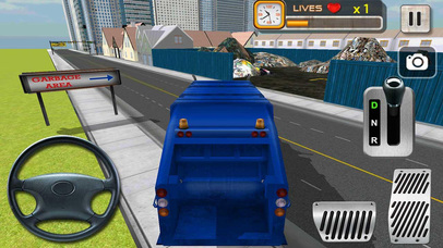 3D Real Garbage Truck Driving Parking Simulator screenshot 2
