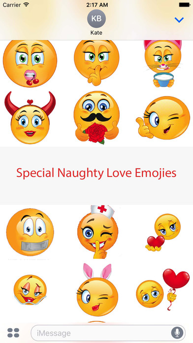 Adult Naughty Emoji Stickers screenshot 3