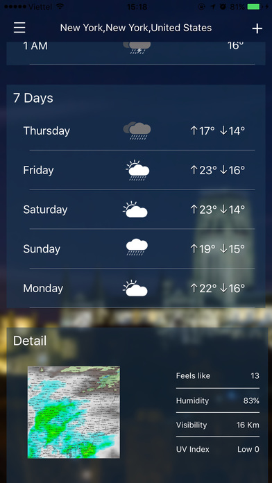 Weather Forecast & Event Reminders Pro screenshot 2
