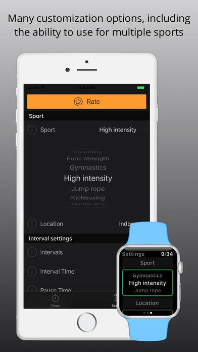 Intrvl - Interval timer for multiple sports screenshot 3