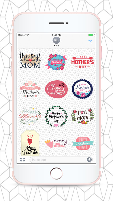 Fun Mother's Day Stickers for Messaging screenshot 2