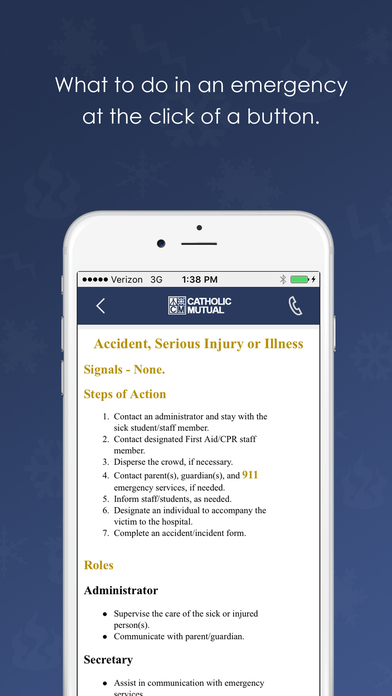 Emergency Response Procedures screenshot 2