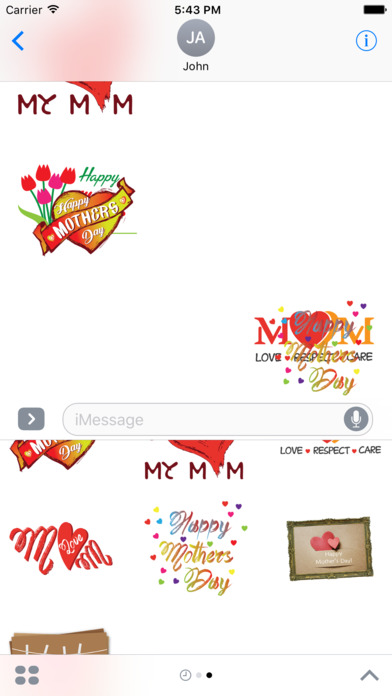 Happy Mother's Day: Emojis & Stickers screenshot 3