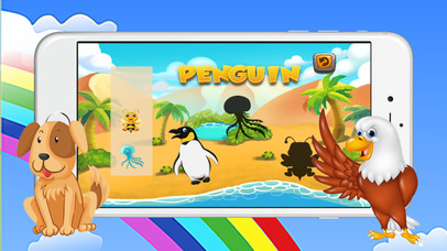 Animal Vocabulary - Puzzle Matching Games for Kids screenshot 2