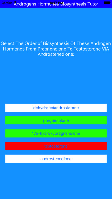 Androgen Hormones Tutor screenshot 4