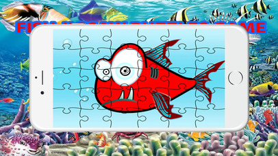 SeaFish Aquarium Jigsaw Puzzles Game For Kids screenshot 3