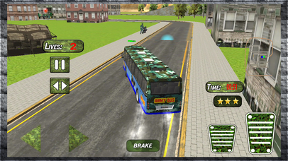 Extreme Army Bus Driver Simulator Game - Pro screenshot 4