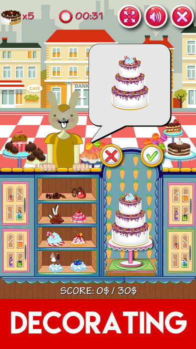 Neighbor Bunny Cake Shop : Making Sweety Bakery screenshot 2