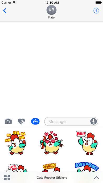 Cute Roosters Stickers screenshot 3