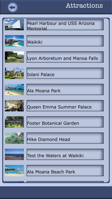 Honolulu Island Offline Map Guide screenshot 3