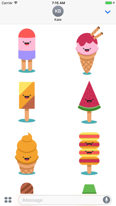 Ice Cream Emojis screenshot 2