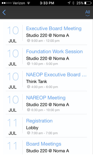 2017 NAEOP Conference App screenshot 2