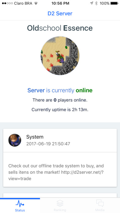 D2 Server screenshot 2