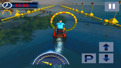 Free Speed Boat Ocean Ride Simulation screenshot 3