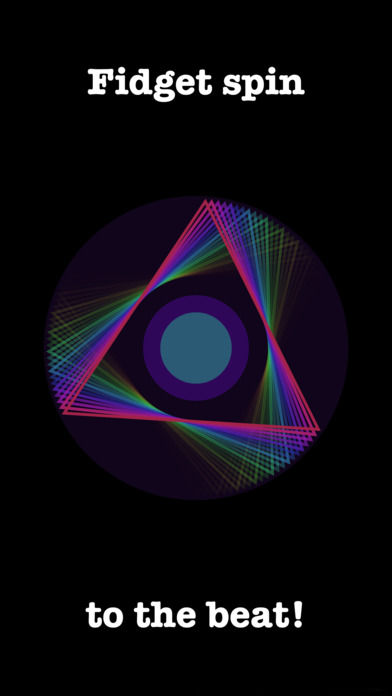 Polyspinner: The Fidget Spinner Music Visualizer screenshot 2