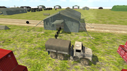 3D Army Truck Offroad driver screenshot 4