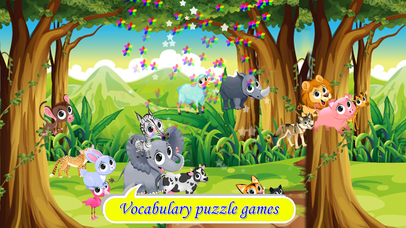Animal Vocabulary - Learning English word puzzle screenshot 4