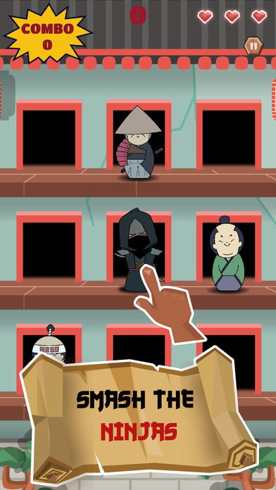 Samurai Whacker : Smash the Samurai and Ninja screenshot 2