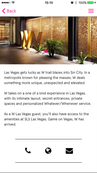W Las Vegas screenshot 2
