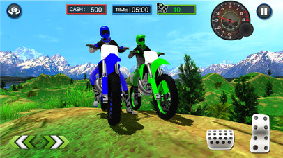 3D Motor Bike : Offroad Drag Racing screenshot 3