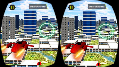VR Futuristic Flying Car Racing screenshot 2